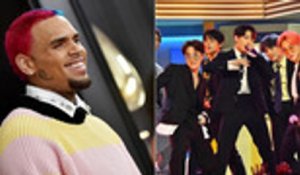 Chris Brown Shows Off His New Face Tattoo, BTS Taking Over 'The Tonight Show' & More | Billboard News