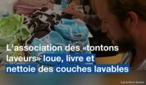 Toulouse: «Les tontons laveurs» nettoient et livrent les couches lavables