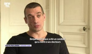 Piotr Pavlenski, l'homme qui a publié les vidéos contre Benjamin Griveaux, s'explique