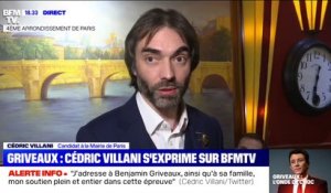 Retrait de Benjamin Griveaux: Cédric Villani assure que son projet "reste ouvert à ceux et celles qui souhaitent l'alternance"