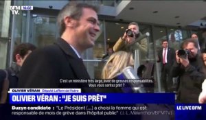 "Je suis prêt": Olivier Véran arrive au ministère de la Santé pour succéder à Agnès Buzyn