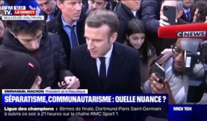 Communautarisme : "La République doit tenir ses promesses", affirme Emmanuel Macron