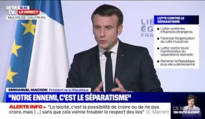 Emmanuel Macron sur le financement des lieux de culte: "Nous avons besoin de savoir d'où vient l'argent, qui le touche et pour quoi faire"