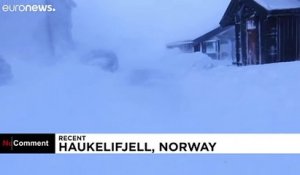 En Norvège, 50 personnes bloquées par une tempête de neige