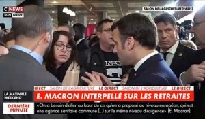 Salon de l'agriculture - Regardez cette gilet jaune qui interpelle Emmanuel Macron : "Je vis la guerre chaque samedi à cause des violences policières. Vous ne nous recevez pas, ça va mal finir !"