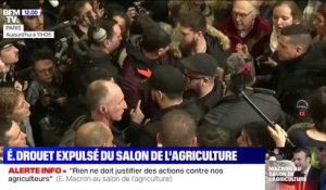 Comment s'est déroulée l'expulsion d'Éric Drouet au Salon de l'agriculture?