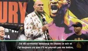 Poids-lourds - Fury : "Wilder n'avait aucune chance"