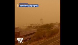 Réouverture des aéroports aux Canaries, la tempête de sable faiblit