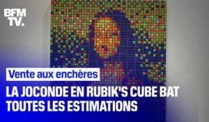 La Joconde en Rubik's cube a vu son prix flamber aux enchères ce week-end