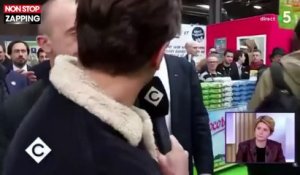 Le ministre de l'Agriculture Didier Guillaume arrache le micro des mains d'un journaliste (vidéo)