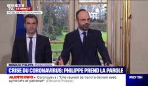 Édouard Philippe sur le coronavirus covid-19: "Je veux rassurer les Français"