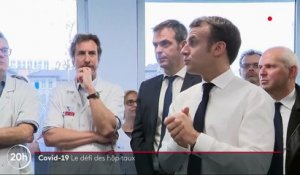 Covid-19 : Emmanuel Macron en visite à la Pitié-Salpêtrière