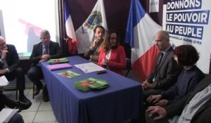 Municipales à Saint-Etienne: Sophie Robert, présente la liste du Rassemblement National
