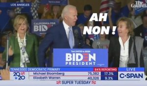 Le discours de Joe Biden lors du Super Tuesday a été compliqué