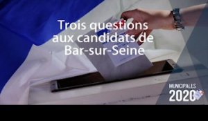 Municipales à Bar-sur-Seine : trois questions aux candidats