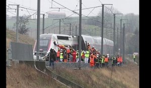 Une coulée de boue fait dérailler le TGV Strasbourg-Paris