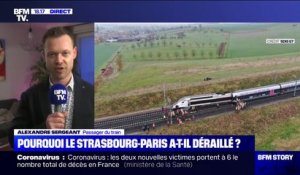 "On a senti très rapidement qu'on avait déraillé": un passager du train Strasbourg-Paris témoigne