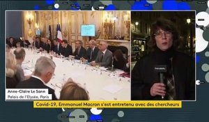 Covid-19 : Emmanuel Macron s'est entretenu avec des chercheurs