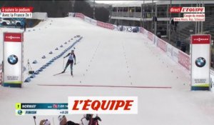 L'arrivée du relais femmes remporté par la Norvège - Biathlon - CM (F)