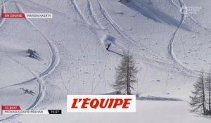 le run gagnant de Marion Haerty en Autriche - Adrénaline - Snowboard freeride