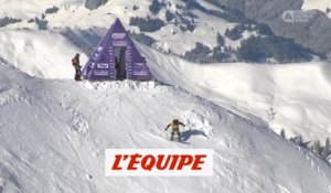 le run de Victor De Le Rue en Autriche - Adrénaline - Snowboard freeride