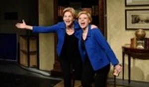 Elizabeth Warren and Kate McKinnon Take on Drake's 'Flip the Switch' TikTok Challenge on 'SNL | Billboard News
