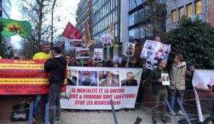 Incidents à l'occasion de l'arrivée du président turc Recep Erdogan à Bruxelles