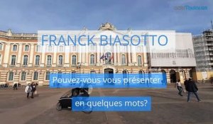 Franck Biasotto, candidat de la liste Toulouse belle et forte aux Municipales à Toulouse
