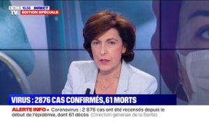 Coronavirus: 2876 cas confirmés en France et 61 morts