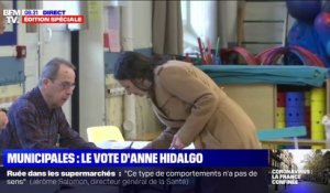 Municipales: Anne Hidalgo vient de voter