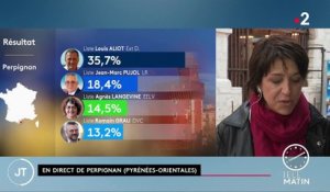 Municipales à Perpignan : le candidat RN Louis Aliot en tête