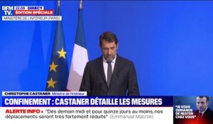 Christophe Castaner affirme que les annonces d'Emmanuel Macron sont "des mesures de confinement"