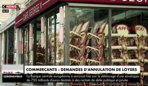 VIRUS - Les commerçants qui ont été obligés de fermer demandent l’annulation des loyers durant la période de fermeture - VIDEO