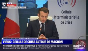 "Je félicite ceux qui avaient prévu tous les éléments de la crise une fois qu'elle a eu lieu": Emmanuel Macron tance les "commentateurs"