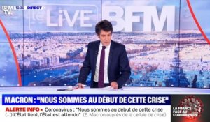 Macron : "Nous sommes au début de cette crise" - 20/03