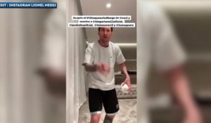 Lionel Messi s’essaye aussi au Stay At Home Challenge