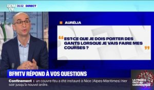 Dois-je porter des gants lorsque je vais faire mes courses ? BFMTV répond à vos questions