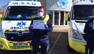 Territoire de Belfort : les ambulances font du bruit en soutien aux personnels soignants et de secours