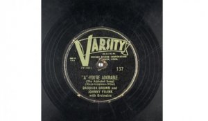 Barbara Brown and Johnny Frank with Orchestra - "A"-You're Adorable (The Alphabet Song)