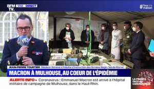 Story 3 : Emmanuel Macron à Mulhouse au cœur de l'épidémie de coronavirus - 25/03