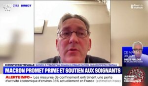 Coronavirus: le collectif Inter-hôpitaux reste "très prudent" face aux annonces d'Emmanuel Macron