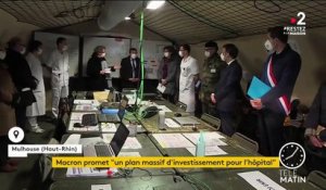 Coronavirus : à Mulhouse, Macron promet un plan massif d'investissements pour l'hôpital