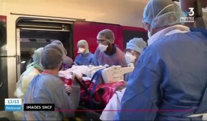 Coronavirus : une vingtaine de malades transportés par TGV médicalisé