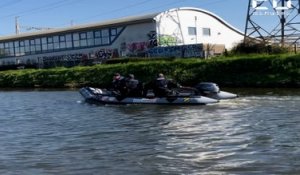 Confinement: La police de Rennes fait respecter les règles avec un drone et des bateaux