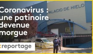 Coronavirus : une patinoire transformée en morgue à Madrid