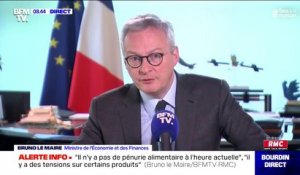 Bruno Le Maire (ministre de l'Economie et des Finances): "Je suis ouvert à ce que nous menions une réflexion sur l'augmentation de la prime de 1000 euros"