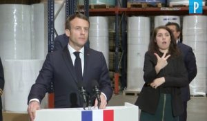 Production de Masques  : Macron veut l’indépendance de la France «avant la fin de l’année »