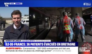 Coronavirus: les 36 patients d'Île-de-France évacués sont arrivés en Bretagne