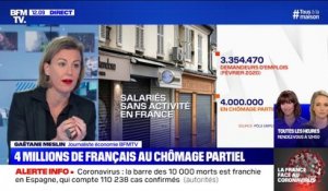 Virus: 4 millions de Français au chômage partiel