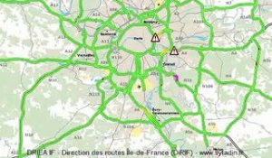 L'état du trafic en Ile-de-France le vendredi 3 avril 2020